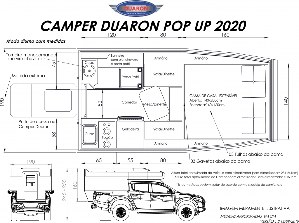 Camper Duaron » Camper Duaron Pop-Up 2020